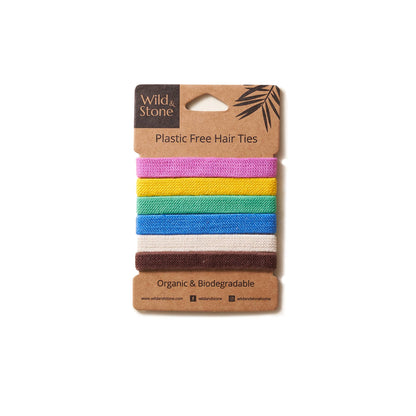 Plastic free hair ties - Multi colour - Vertura