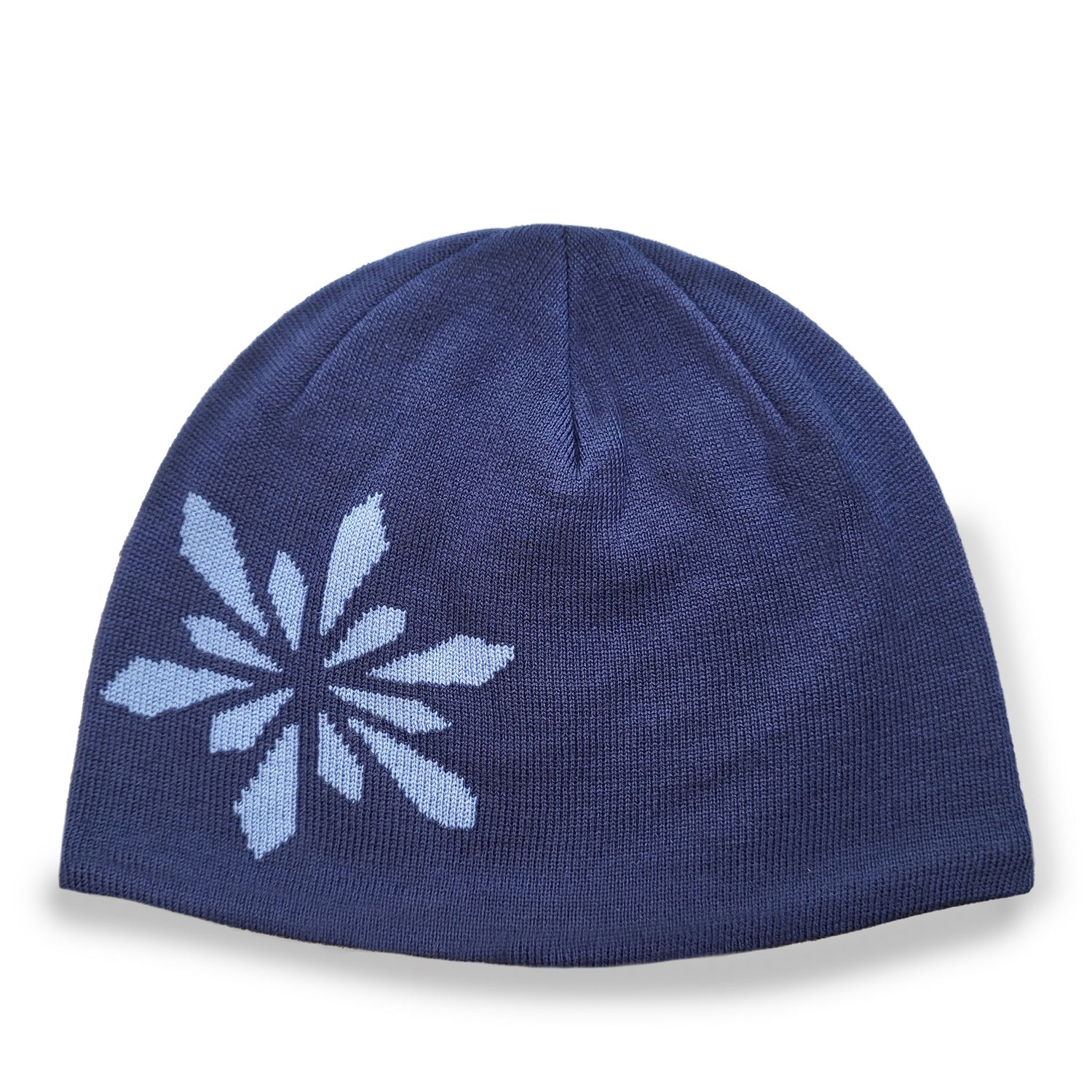 Women's Merino Thunder Blue Starflake Beanie | Vertura - Vertura