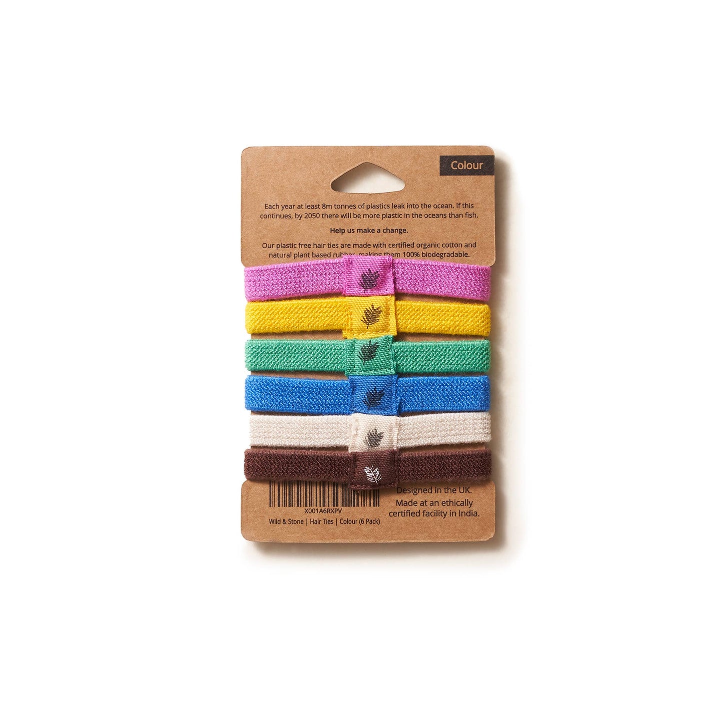 Plastic free hair ties - Multi colour - Vertura