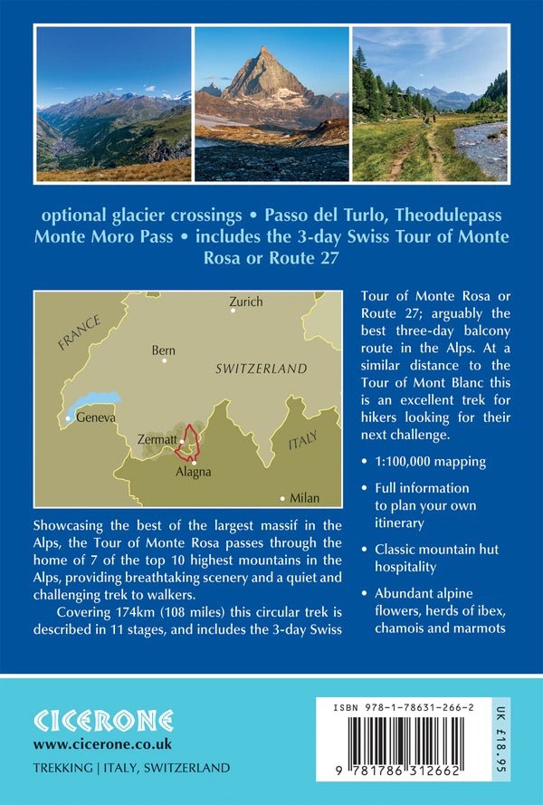 Hiking the Tour of Monte Rosa - Maddy Williams - Vertura