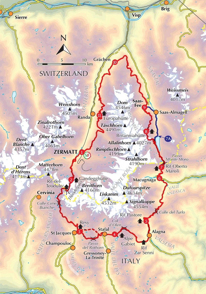 Hiking the Tour of Monte Rosa - Maddy Williams - Vertura