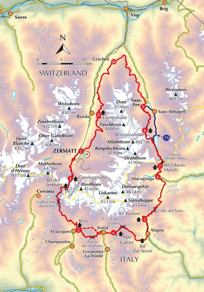 Hiking the Tour of Monte Rosa - Maddy Williams - Vertura